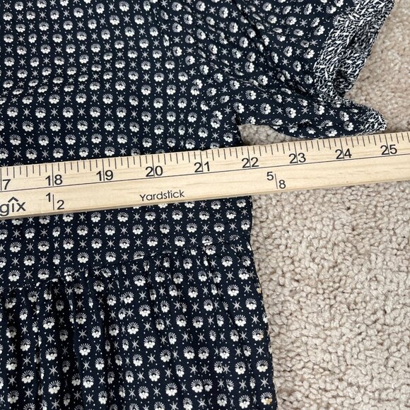 Karen Kane Dress Womens 10 Black White Artsy Bohemian Lagenlook Flowy Maxi Vtg - Picture 8 of 11